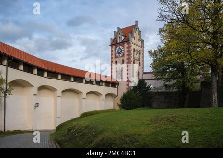 Torturm - Füssen, Bayern, Deutschland Stockfoto