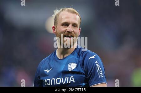 Bochum, Deutschland. 21. Januar 2023. firo : 01/21/2023 Fußball, 1. Liga, 1. Bundesliga, Staffel 2022/2023, VfL Bochum - Hertha BSC Berlin Philipp Hofmann, Halbfigur, Porträt Kredit: dpa/Alamy Live News Stockfoto