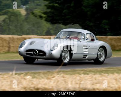 Mercedes 300 SLR Uhlenhaut Coupé beim Goodwood Festival of Speed 2010 Stockfoto