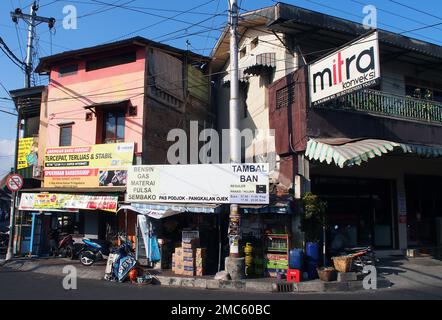 Downtown, Yogyakarta, Java, Indonesien Stockfoto