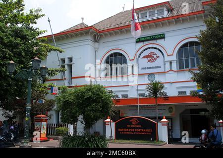 Major Post Office, Kantor Pos Besar, Yogyakarta, Java, Indonesien Stockfoto