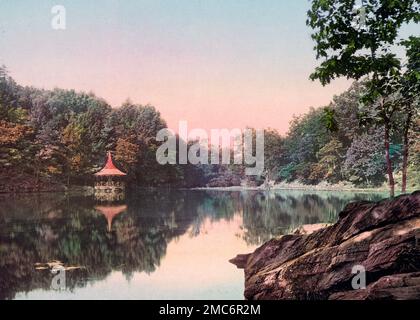 Lake Lenape, Delaware Water Gap, ca. 1900 Stockfoto