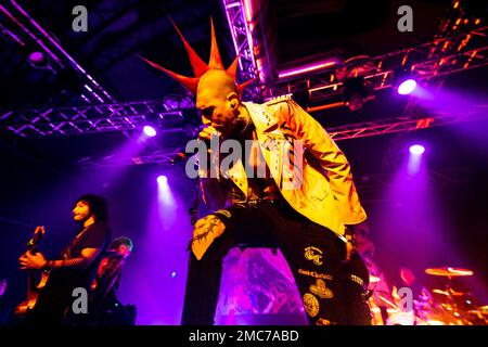 Mailand, Italien. 17. Januar 2023. La Sad tritt live im Magazzini Generali in Mailand auf (Foto von Mairo Cinquetti/NurPhoto). Kredit: NurPhoto SRL/Alamy Live News Stockfoto