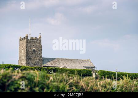 Forrabury Kirche in Boscastle, Cornwall, England, Großbritannien Stockfoto