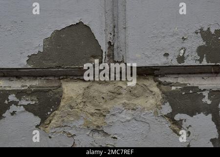 Alte graue Wandkonzepte im Hintergrund Stockfoto