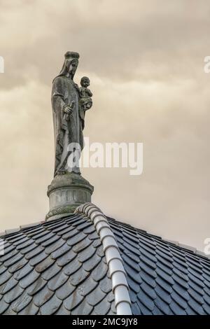 19. jahrhundert Wal Friedhof Erbe der Stadt Castro Urdiales und erklärte der kulturellen Interesse mit der Kategorie des Baudenkmals, Kantabrien, Spanien. Stockfoto