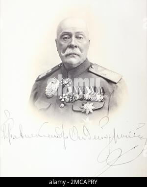 Herzog Alexander von Oldenburg. Foto des 19. Jahrhunderts. Stockfoto