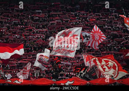 DEUTSCHLAND, KÖLN - 21. JANUAR 2023: Das Spiel Bundesliga 1. FC Köln gegen SV Werder Bremen Stockfoto