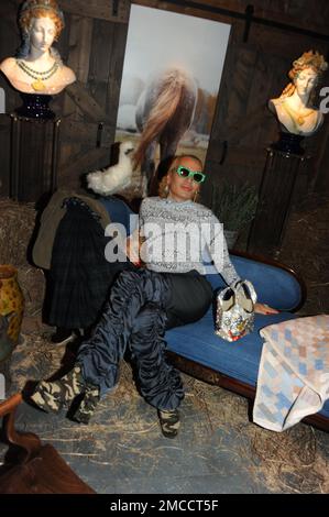 Elton Ilirjani bei der Wintershow 2023, Eröffnung im Park Avenue Armory Stockfoto