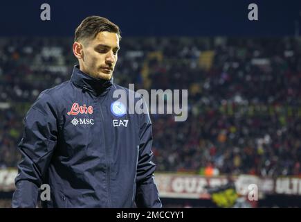 Salerno, Kampanien, Italien. 21. Januar 2023. Alex Meret von SSC Napoli während des italienischen Fußballspiels der Serie A FC Salernitana gegen SSC Napoli am 21January., 2023 im Arechi-Stadion in Salerno. (Kreditbild: © Fabio Sasso/ZUMA Press Wire) NUR REDAKTIONELLE VERWENDUNG! Nicht für den kommerziellen GEBRAUCH! Stockfoto
