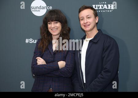 Park City, UT, USA. 21. Januar 2023. Bei Ankunft für CAT PERSON Premiere beim Sundance Film Festival 2023, Eccles Theater, Park City, UT 21. Januar 2023. Kredit: JA/Everett Collection/Alamy Live News Stockfoto