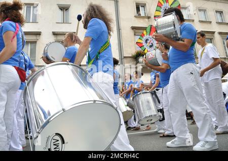 Carnival Parade - Bom Dia Brasil. Stockfoto