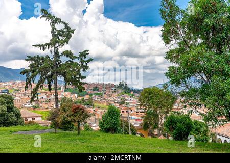 Zipaquira-Stadt in Kolumbien in Südamerika Stockfoto