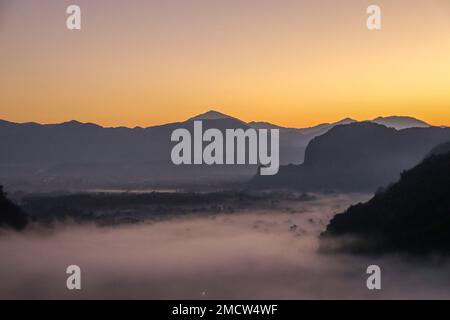 Wunderbare Eindrücke von Laos in Südostasien Stockfoto