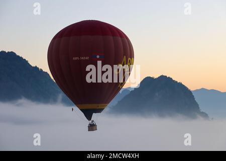 Wunderbare Eindrücke von Laos in Südostasien Stockfoto