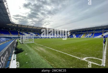 St Andrews Stadium, Birmingham Jan 2023 Allgemeiner Blick in das Stadion während des Frauenmeisterschaftsspiels WSL2 zwischen Birmingham City und Sunderland (Karl Newton/SPP (Sport Press Photo)). Guthaben: SPP Sport Press Photo. Alamy Live News Stockfoto