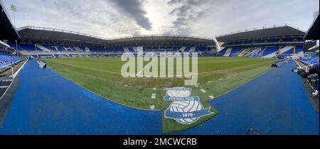 St Andrews Stadium, Birmingham Jan 2023 Allgemeiner Blick in das Stadion während des Frauenmeisterschaftsspiels WSL2 zwischen Birmingham City und Sunderland (Karl Newton/SPP (Sport Press Photo)). Guthaben: SPP Sport Press Photo. Alamy Live News Stockfoto