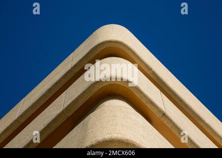 Symmetrische architektonische Details, Cadiz City, Costa de la Luz, Cadiz, Andalusien, Spanien Stockfoto