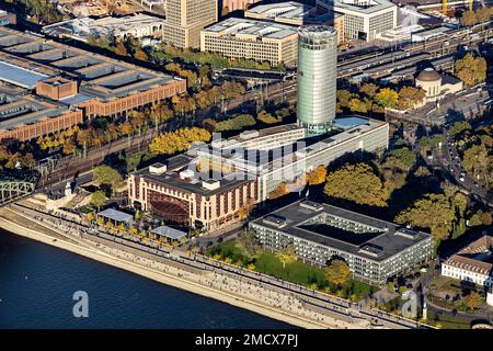 Hotel Hyatt Regency und Büroturm Köln-Triangle, Landschaftsverband Rheinland, LVR, Köln, Rheinland, Nordrhein-Westfalen, Deutschland Stockfoto