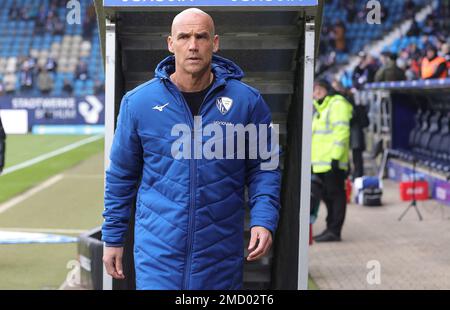 Bochum, Deutschland. 21. Januar 2023. firo : 01/21/2023 Fußball, 1. Liga, 1. Bundesliga, Staffel 2022/2023, VfL Bochum - Hertha BSC Berlin 3:1 Coach: Thomas Letsch Credit: dpa/Alamy Live News Stockfoto