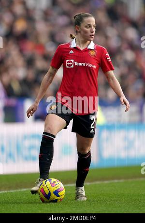 Ona Batlle von Manchester United in Aktion während des Barclays Women Super League-Spiels im Select Car Leasing Stadium, Reading. Foto: Sonntag, 22. Januar 2023. Stockfoto