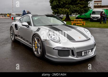 2016 Porsche 911 GT3 RS „991 P“ auf der Januar-Scramble im Bicester Heritage am 8. Januar 2023. Stockfoto