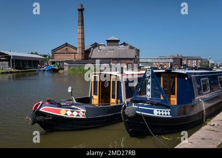 Das National Waterways Museum, Ellesmere Port, Cheshire, England, Großbritannien Stockfoto