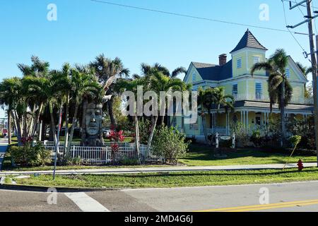 Historisches Viertel Punta Gorda Florida, USA Stockfoto