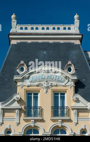 France, Calvados (14), Cabourg, Grand Hotel, Luxushotel aus der Belle Epoque, das regelmäßig vom französischen Schriftsteller Marcel besucht wurde Stockfoto