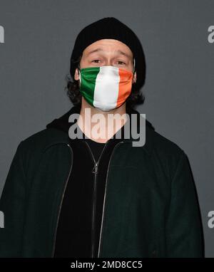 Park City, USA. 22. Januar 2023. Joseph Gordon-Levitt nimmt am 22. Januar 2023 im Ray Theatre in Park City, Utah, am Sundance Film Festival „Flora and Son“ 2023 Teil. Foto: Casey Flanigan/imageSPACE/Sipa USA Kredit: SIPA USA/Alamy Live News Stockfoto
