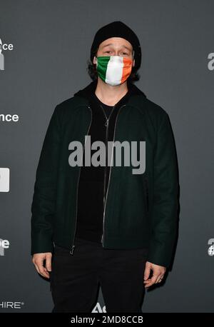 Park City, USA. 22. Januar 2023. Joseph Gordon-Levitt nimmt am 22. Januar 2023 im Ray Theatre in Park City, Utah, am Sundance Film Festival „Flora and Son“ 2023 Teil. Foto: Casey Flanigan/imageSPACE/Sipa USA Kredit: SIPA USA/Alamy Live News Stockfoto