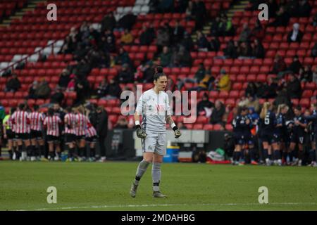 Sheffield, Großbritannien. 23. Januar 2023. Sheffield, England, Januar 22. 2023: Alex Brooks 1 während Sheffield United gegen Blackburn Rovers - Bramall Lane, Sheffield (Sean Chandler/SPP). Kredit: SPP Sport Press Photo. Alamy Live News Stockfoto