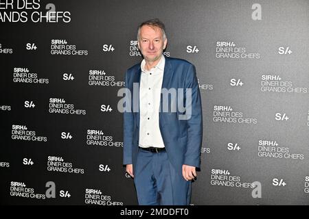 President of Metropole of Lyon Bruno Bernard besucht am 22. Januar 2023 Diner des Grands Chefs vor der SIRHA in Lyon, Frankreich. Foto von ABACAPRESS.COM Stockfoto