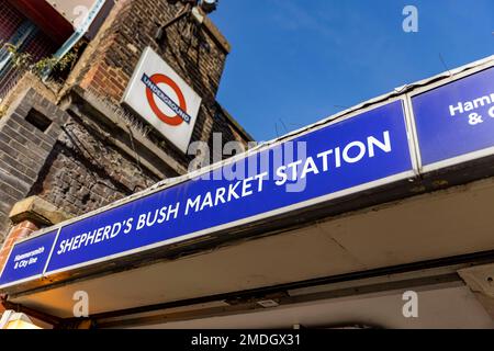 Acton Vale, London, Fotografie In Der Umgebung Stockfoto