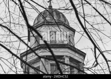 Das Mausoleum, erbaut für den vierten Herzog von Newcastle zu Ehren seiner Frau Georgiana Elizabeth, erbaut 1822, Milton, West Markham, Nottinghamshire Stockfoto