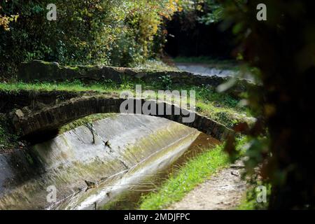 Canal de la Siagne, Alpes Maritimes, 06, Cote d'Azur, Frankreich Stockfoto