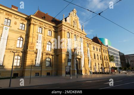 Kroatien, Zagreb, das Kunst- und Handwerksmuseum. Stockfoto