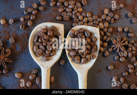 Kaffee Bohnen Stockfoto