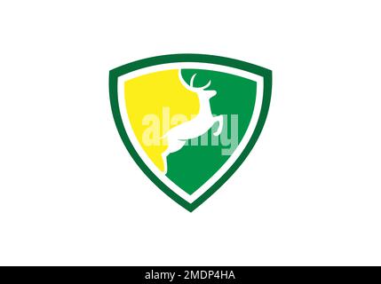 Das ist das Hirsch-Logo Stock Vektor