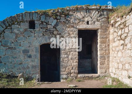 Das Dorf Pietragalla Stockfoto