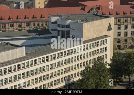 IG-Metall-Haus, Alte Jakobstrasse, Kreuzberg, Friedrichshain-Kreuzberg, Berlin, Deutschland Stockfoto