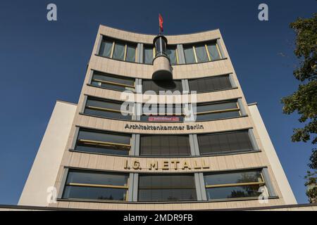 IG-Metall-Haus, Alte Jakobstrasse, Kreuzberg, Friedrichshain-Kreuzberg, Berlin, Deutschland Stockfoto