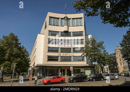 IG-Metall-Haus, Alte Jakobstrasse, Kreuzberg, Friedrichshain-Kreuzberg, Berlin, Deutschland Stockfoto