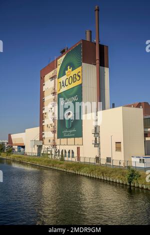 Jacobs Kroenung, Coffee Roasting, Jacobs Douwe Egberts (JDE), Chris-Gueffroy-Allee, Neukoelln, Berlin, Deutschland Stockfoto