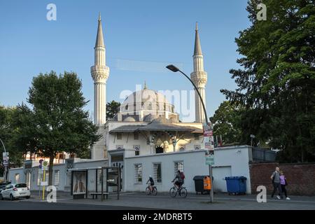 Sehitlik Moschee, Columbiadamm, Tempelhof, Tempelhof-Schöneberg, Berlin, Deutschland Stockfoto