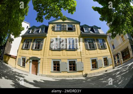 Schiller-Haus mit Schiller-Museum, Schillerstraße, Weimar, Thüringen, Deutschland Stockfoto