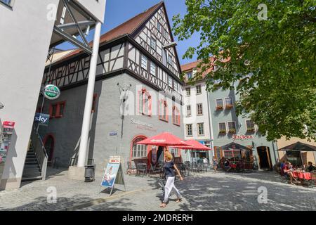 City Museum Kunstsammlung, Markt, Jena, Thüringen, Deutschland Stockfoto