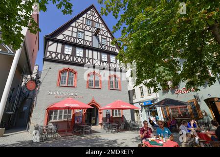 City Museum Kunstsammlung, Markt, Jena, Thüringen, Deutschland Stockfoto