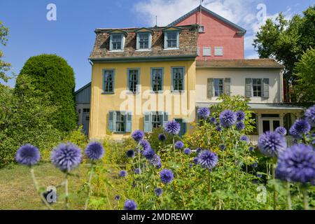 Schillers Gartenschuppen, Schillergaesschen, Jena, Thüringen, Deutschland Stockfoto