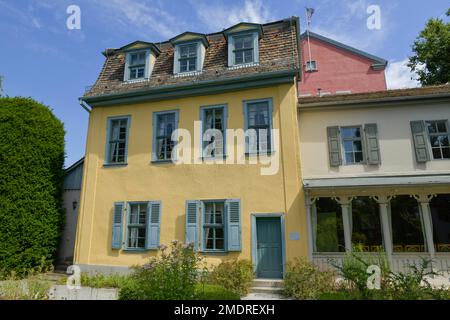 Schillers Gartenschuppen, Schillergaesschen, Jena, Thüringen, Deutschland Stockfoto